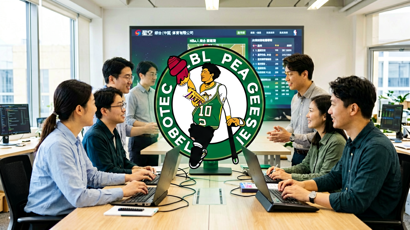 波士顿凯尔特人队队徽，NBA球队标识